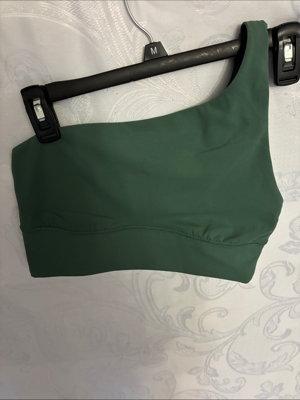 lululemon athletica One-Shoulder Forest Green Sports Bra
